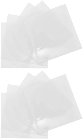 BESPORTBLE Película Protectora Adhesiva para Preservar la Superficie 10 Unidades, Material Plástico Circular, Reutilizable para Raqueta de Tenis de Mesa en Exteriores