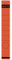 Leitz Rückenschild selbstklebend für Standard- und Hartpappe-Ordner, 10 Stück, 50 mm Rückenbreite, Langes und schmales Format, 39 x 285 mm, Papier, rot, 16480025