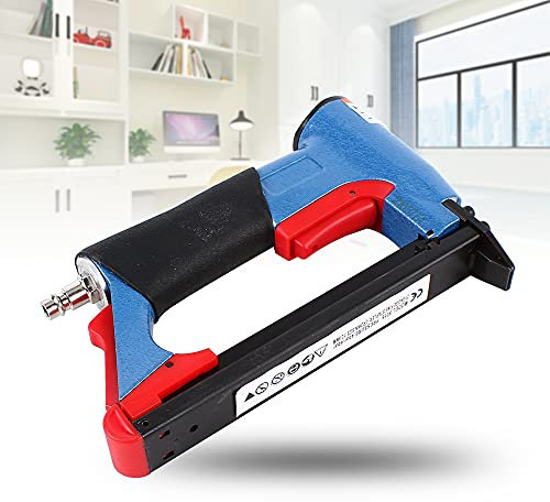Begoniape Agrafeuse pneumatique 4-16 mm Agrafeuse portable Pistolet à air comprimé Capacité 125 pièces Agrafeuse Agrafeuse Agrafeuse Outil pour atelier et maison Pistolet à air comprimé