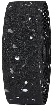 BBB Cycling Lenkerband - RaceRibbon ECO - Rennrad Lenkerband - Recyceltes Material - Mit Lenkerstopfen - 200 x 3 cm - BHT-01ECO - Schwarz Gesprenkelt