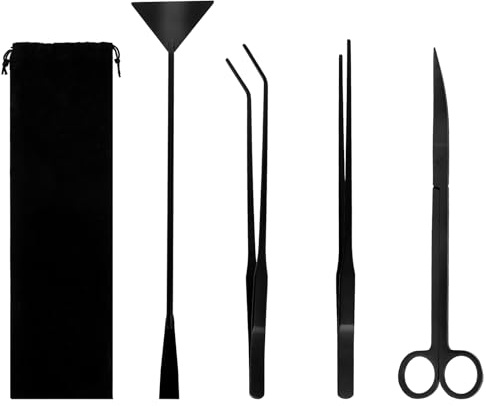 Terrarium Tools Set, 4 in 1 Aquarium Aquascape Tools Starter Kit