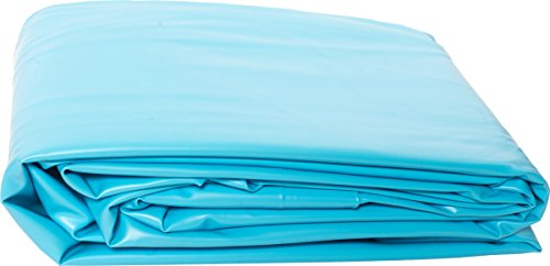 Poolomio PVC-Poolinnenfolie, hochwertige, kältebeständige Folie für den Pool, geeignet für Stahlwandpools mit Ø 500 x 120 cm, Poolfolie mit Einhängebiese