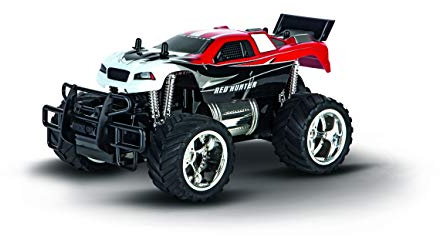 Carrera - 370180012 RC Red Hunter X I Ferngesteuerter Truck Actiongeladener Fahrspaß I Für jeden Untergrund I Spannende Rennen mit Mehreren Fahrzeugen I Ready to Race