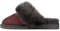 Hollert Damen Lammfell Hausschuhe Burgund Puschen Pantoffeln echt Merino Schaffell Echtleder super warm und bequem Größe 39 EU