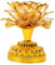OSALADI 3 Stk Lotuslampe Led-lampe Nachtlampe Buddhistische Gebetslampe Buddha Lampengebet Led Lichter Lotus-nachtlampe Lotus-tischlampe Desktop-licht Modellieren Plastik