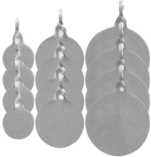 Haowul 12 Pièces Gong Cibles De Tir en Acier Inoxydable - Exercice et Outil D'entraînement - Cintres et Outils Professionnels Suspendus en Acier Polyvalent