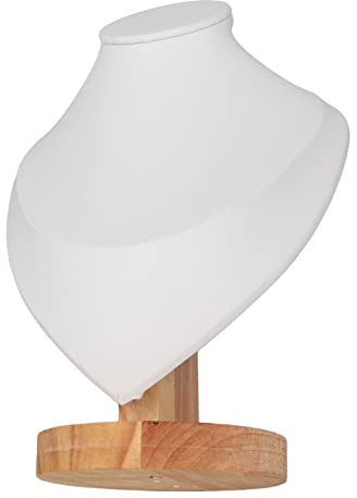 lyrlody Soporte para Bustos de Joyería,Collar de Terciopelo, Soporte para Busto Modelo de Exhibición de Joyas, para Bustos de Collar Versátiles en