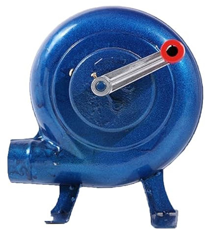 JOUFNING Mini Bruit Bas Ventilateur À Air - Forgeron Manuel Forge Souffleur, Barbecues Centrifuges Pompe À Charbon, Briquets À Charbon Forge BBQ, Ventilateur De Gril Lance-Flammes(250W)