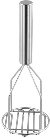 Prensa y Machacador de Patatas de Acero Inoxidable, Herramienta Manual para Preparar Puré de Patatas Suave, Purés de Verduras y Comida para Bebés