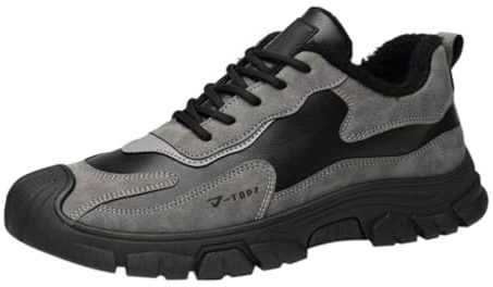 Generisch Scarpe antinfortunistiche da uomo invernali, scarpe da trekking da uomo, impermeabili, scarpe da trekking alla caviglia, scarpe da ginnastica ultralight per campeggio, sport, fitness, scarpe