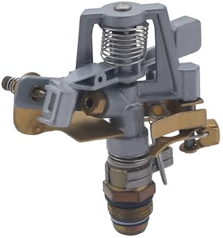 Aspersor Rotativo de Metal para Riego | Cobertura Circular con Giro Estable | Robusto, Duradero y de Fácil Conexión para Jardines y Exteriores | AROZ