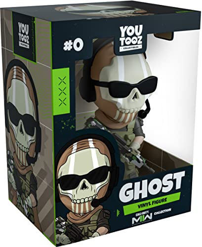 Youtooz You Tooz Ghost 11,7 cm Vinyl-Figur, offiziell Lizenziertes Sammlerstück Ghost von Call of Duty: Modern Warfare 2 Videospiel-Figur, Modern Warefare 2 Collection