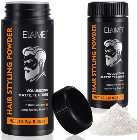 Haar Puder, Haarstyling-Pulver Mit Textur, Deluxe Haarstyling-Puder, Natürlich Matt, Verleiht Dem Haar Textur Und Volumen, Volumengebende Textur 10G