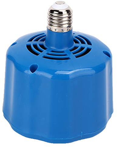 Chicken Coop Heater, Chicken Heat Lamp Reptile Thermostat Reptile Heater Reptile Heat Lamp ABS Plastic for Crawler Reptile (Blue)