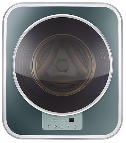 Mini Machine à Laver Et Sèche-Linge,Machine à Laver Compacte Et Essoreuse Avec Baril Intérieur En Acier Inoxydable,Pour Appartement,Maison,Dortoir Mural