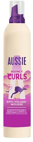 Aussie Rizos Definidos Espuma Fijadora Pelo Rizado, Protector Térmico 200ml