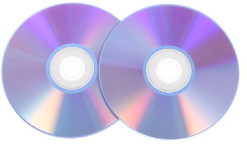 ABOOFAN 2piezas Discos CD-r Grabables Alta Capacidad para Música y Audio Medios Vídeos Vírgenes para Grabación Profesional y Respaldo Casa y Negocios