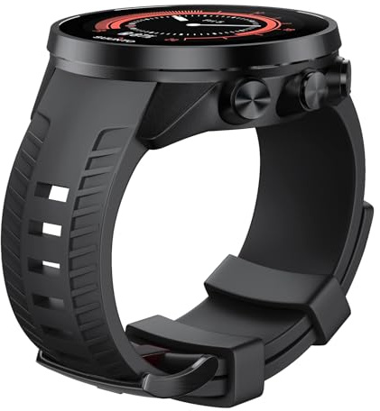 NotoCity Compatibile con Sunnto 9/9 Baro, Cinturino 24mm di Ricambio Silicone per Sunnto 7/D5/Spartan Sport Wrist HR