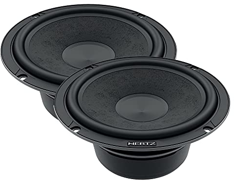 Hertz C 165 L - Coppia di woofer 16,5 cm per impianti audio auto, Potenza di picco 240W, Cono in carta non pressata