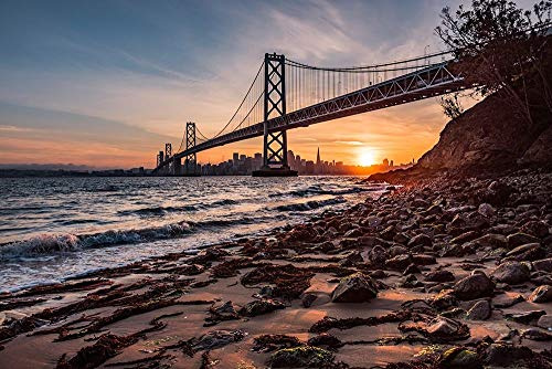 ArtExpert Sunset from the Island 2 by Bruce Getty - 18x12 Art Print Poster