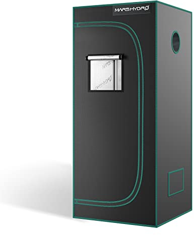 MARS HYDRO Tente de culture 60 x 60 x 140 cm, tente de culture en mylar réfléchissante, hydroponique, plateau de sol amovible, pour plantes