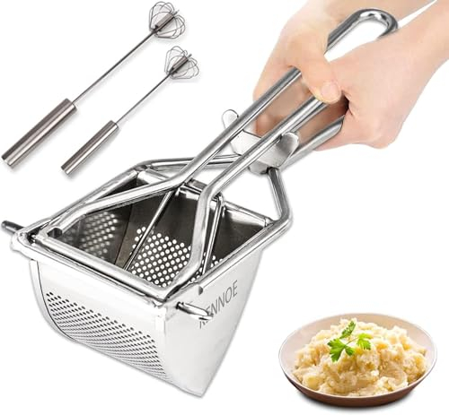 Kartoffelpresse und 2 Stück Schneebesen (Kartoffelpresse und 2 Stück Schneebesen)