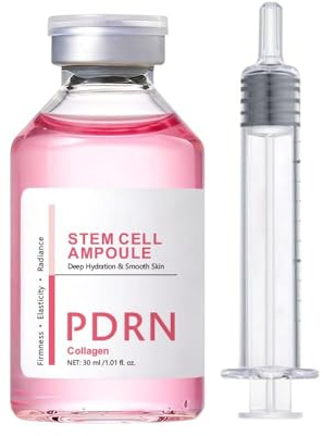 Sérum Revitalizante de Colágeno Péptido, Ampolla de 30 ml - Ingredientes Clave Antiedad, Calma y Mejora la Textura de la Piel, Incluye Inyector Profesional