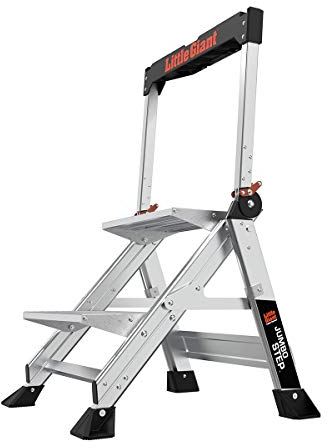 Little Giant Ladder Systems 11902 2-Step Jumbo, Aluminum