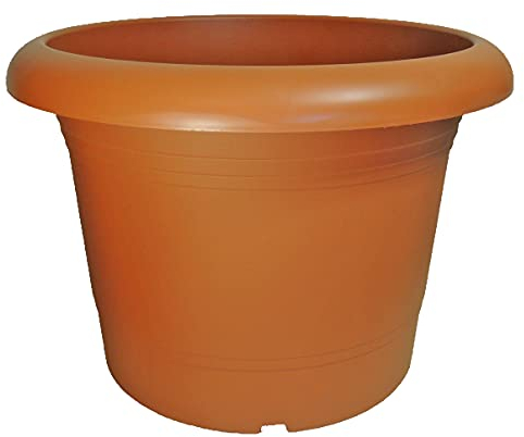 Fuchs seit 1895 Montana Pot de fleurs rond en plastique, 70 ou 80 cm, en différentes couleurs, terre cuite, diamètre : 70 cm