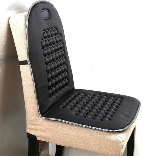 Supernic 2PCS Car Seat Cushions Orthopaedic Car Seat Cushion Cover Back Support Front Seat Cover Universal Car seat Protectors Car Back Seat Cushion Automotive Accessories Interior(Black)