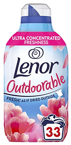 Lenor Outdoorable Fabric Conditioner Pink Blossom 33 Washes, 462 ml - Ultra Concentrated Freshness- 100 percent Recycled Bottle