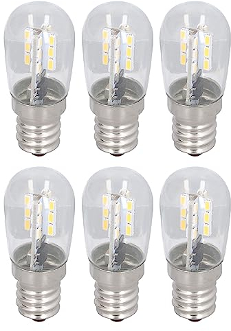 SEAFRONT 10 STÜCKE LED Backofenlampe, E12 Kühlschrank Glühbirne, Glas Kleine Deckenlampe Glühbirne 500LM Wandlampe Glühbirne für Schlafzimmer Büro 220 V
