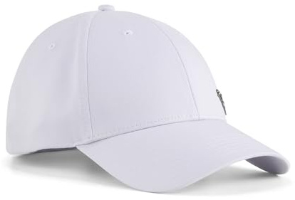 PUMA Unisex Essentials Metal Cat Baseball Cap, Vibrant Silver, One Size