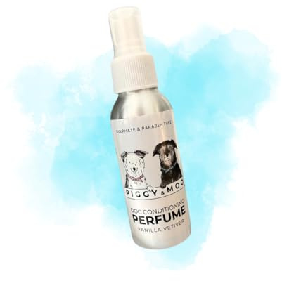 Piggy & Moo Conditioning Perfume 50ml | Luxury Dog Grooming Spray | Nourishing Formula with Grapeseed, Aloe & Vitamin E | Long-Lasting Fresh & Warm Scent | Vegan, Cruelty-Free & Paraben-Free