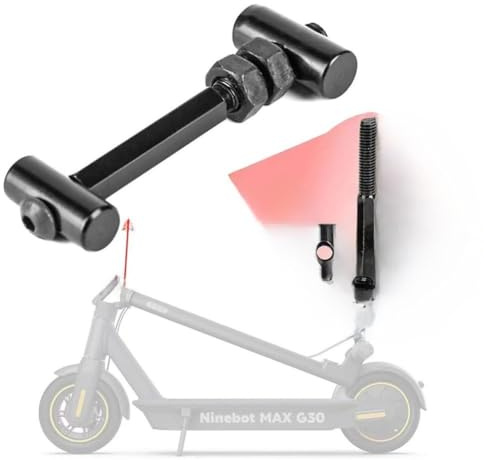 Tornillo plegable para patinete eléctrico, tornillo de tensión para Ninebot G30, varilla de bloqueo de carbono, negro, 5,5 cm