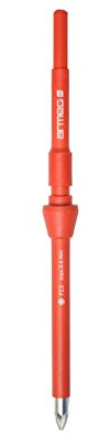 Armeg SDICBPZ2 PZ2 VDE Interchangeable Screwdriver Switch-Blade - Red/Black