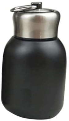 Jbsceen Mini da viaggio per caffè, 300 ml, in acciaio inox, per uso in ambienti interni ed esterni Nero