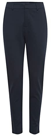 ICHI IHKATE SUS Office PA Pantalon d'affaires décontracté, 194010/Total Eclipse, M Femme