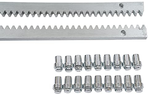 6 unidades φ12 mm barra dentada para accionamiento de puertas correderas, accesorios hasta 2000 kg