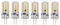 Haofy 6Pcs GY6.35 Ampoules LED 5W AC 12V Blanc Chaud 2700 à 3000K Blanc 6000 à 6500K 500LM 72LED Ampoules pour Bureau à Domicile Ampoules LED Ampoules LED(#1)