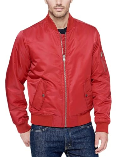 Levi's Flygarjacka för män, Äkta röd, M