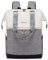 LOVEVOOK Rucksack Damen klein, Taagesrucksäcke Handtasche 2 in 1, Laptop Schulrucksack Wasserdicht, Schultasche Teenager Backpack Women elegant, Aebeitsrucksack 15,6 Zoll für Lehrer Urlaub Büro, Grau