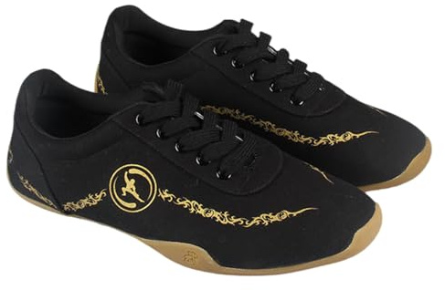 Kraftpaid Chaussures Kung Fu Tai Chi,Sneaker d'arts Martiaux,Chaussure Escrime,Doux Et Confortable,Design Simple Et Classic,pour Taekwondo Boxe Karaté Kung-Fu Taichi Adultes Enfants Hommes Femmes