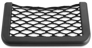 Rete di stoccaggio 1PC 2PCS Sacchetto Immagazzinaggio Dell'organizzatore Universale Incollaggio Automatico Tasca Rete Supporto Telefono Auto Accessori Riporre Interni Rete Portaoggetti Auto(2pcs 15 X