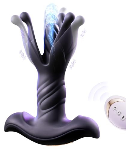 Jomyu Anal Dildo vibratoren für mann mit 9 Vibrationsmodus und Schlag Offener Modus Buttplug G-Punkt Prostata Stimulation Analvibrator Masturbator Analplug Vibratorensets Sexspielzeug für Männer solo