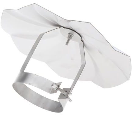 Capuchon de pluie en acier inoxydable pour cheminée de cheminée, capot, toit, protection contre la pluie, les débris, la neige et les animaux