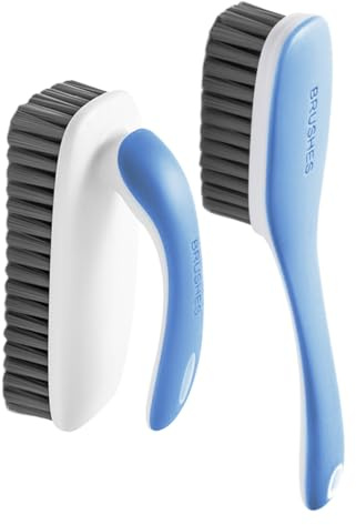 Brosse à récurer Multifonction pour Chaussures et vêtements, Brosse détachante | Outil de Nettoyage Ergonomique Tissus, canapés, Tapis, Salle Bain, Cuisine