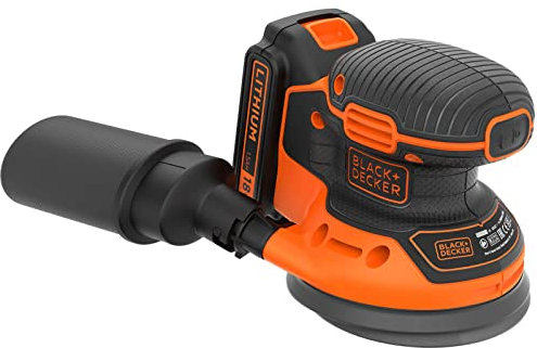 Black and Decker BDCROS18 18v Cordless Disc Sander 125mm 1 x 1.5ah Li-ion