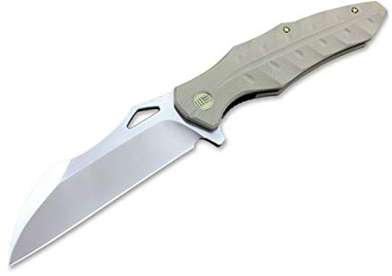 WE Knife Unisex – Erwachsene 701D Taschenmesser, Khaki, 22.9