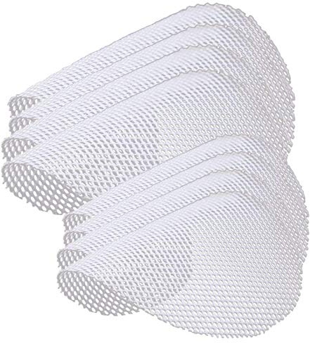 8Pcs Silicone Steamer Mesh Mat, Non-Stick Round Bamboo Steamer Liners, Reusable Dumplings Buns Mat Steamed Pad Baking Pastry Dim Sum Mesh(25cm * 25cm & 15 * 15cm)